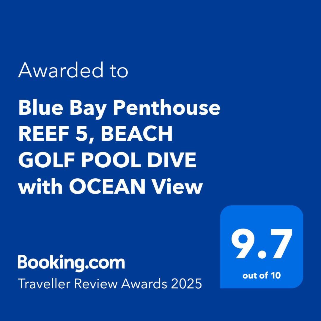 Blue Bay Penthouse Reef 5, Beach Golf Pool Dive With Ocean View Sint Michiel Bagian luar foto